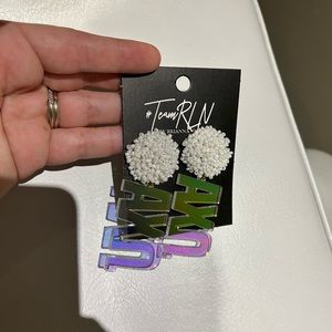 Brianna Cannon Alpha Chi Omega Acrylic Earring